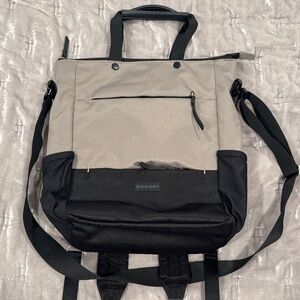 Sherpani Two-Tone Black and Grey Backpack